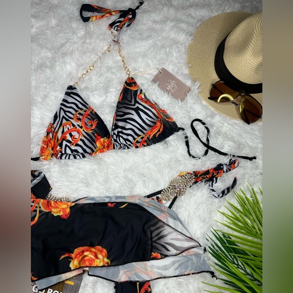 3 Piece Bathing Suit - Picture 1 of 2